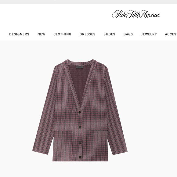 Theory houndstooth soft blazer - Picture 6 of 6